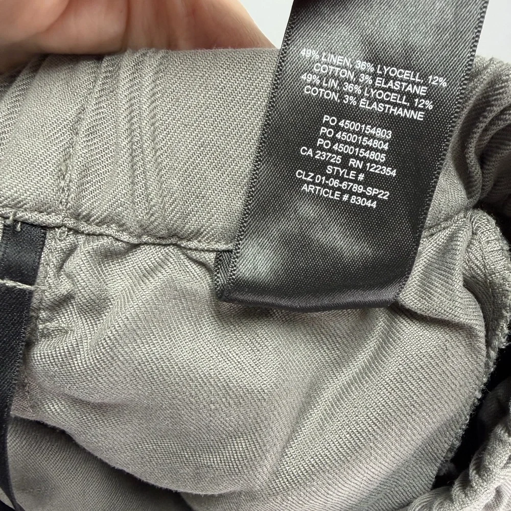 GUC Aritzia Babaton Dexter Linen Blend Women’s Joggers Size XS | Gray